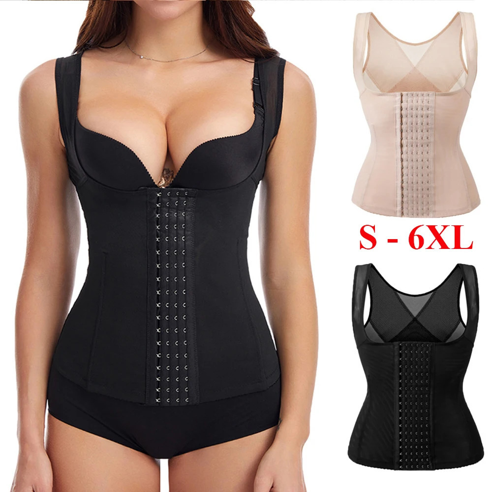 A shaping abdominal control top suitable for women high compression vest in size 250430