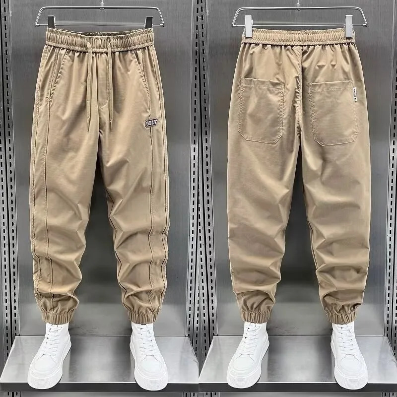 Mens Trouser Mens Jogger Running Jogger Large Tablet Harajuku Ensemble De Sport Mens Summer Clothing Gym Y2k 250423