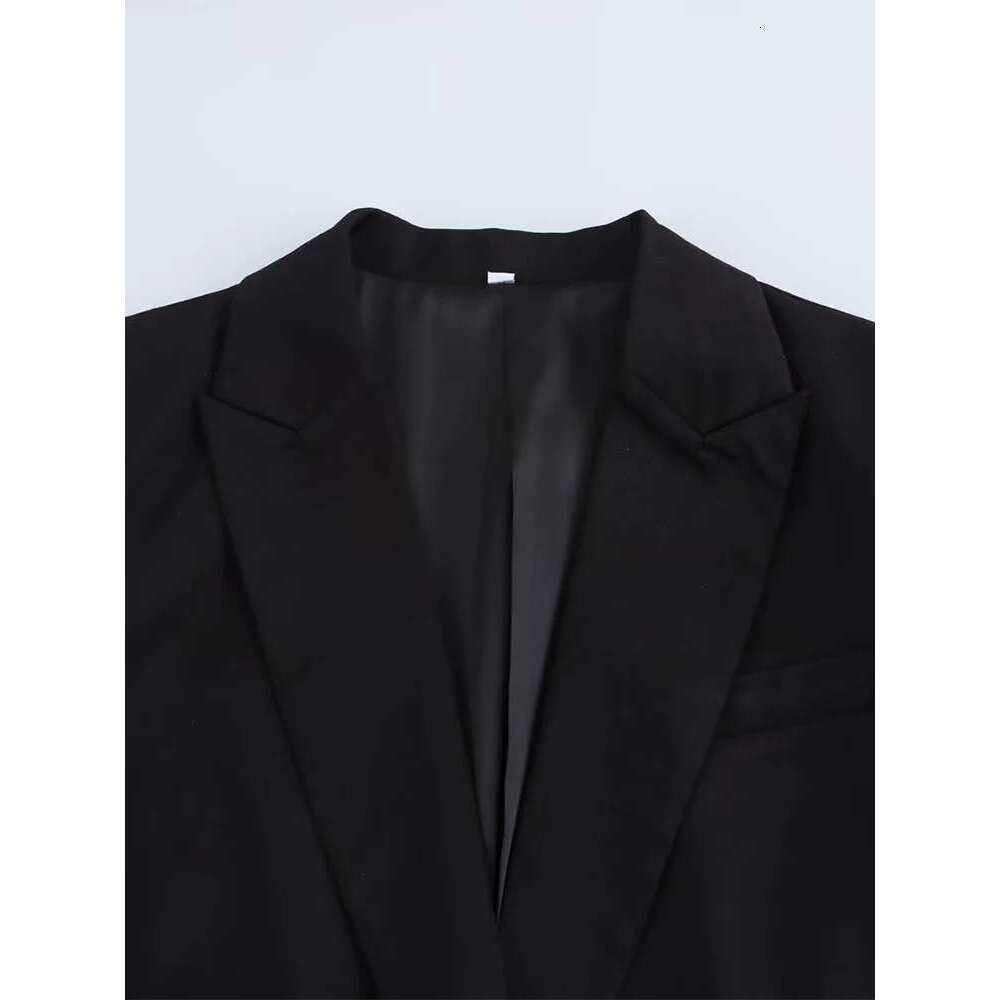 New autumn and winter jacket asymmetrical design lace-up slim fit capable commuting temperament women's suit