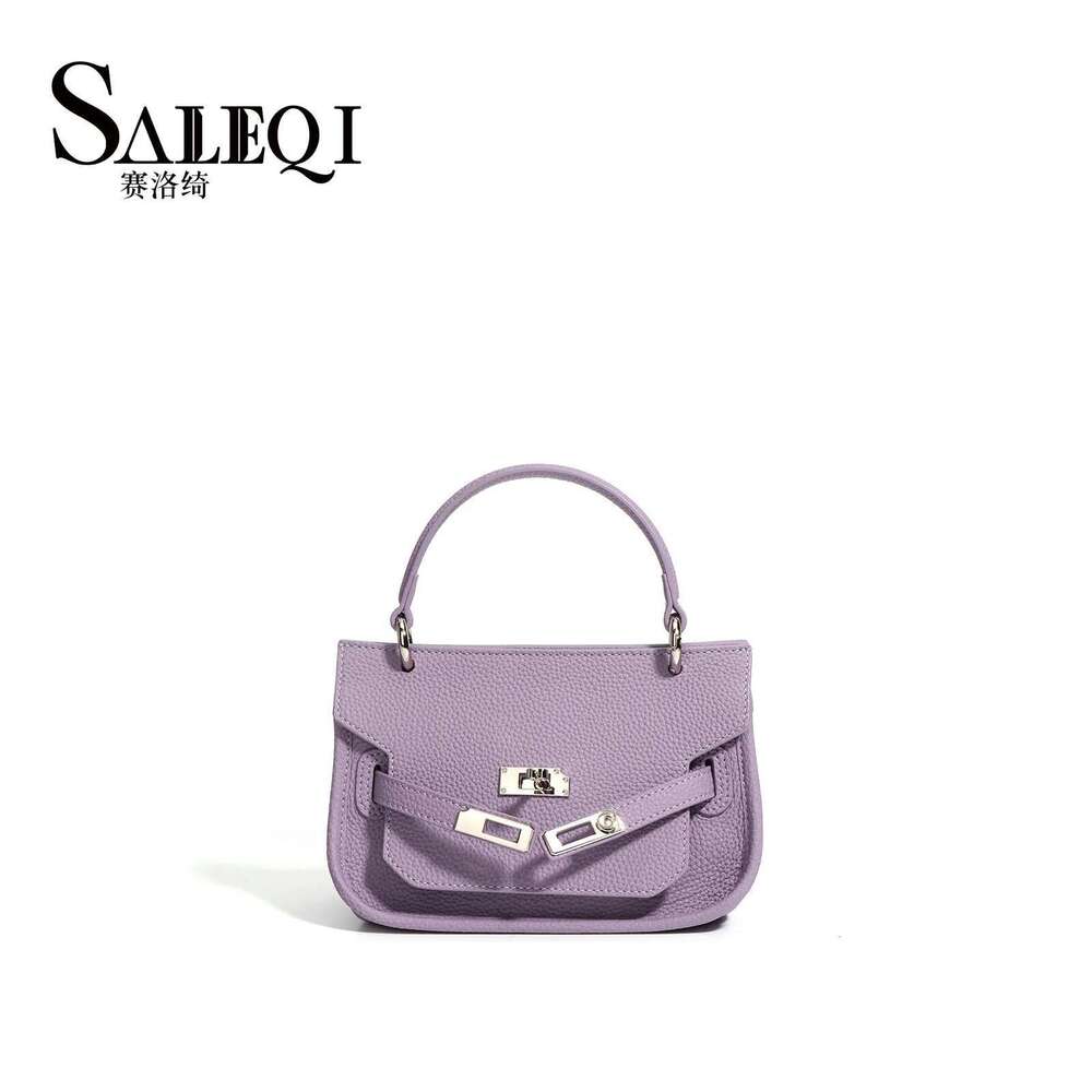 Genuine Leather Women Fashon Mini Small Square Bag Black Designer Handbag Cowhide Underarm Shoulder Crossbody White Bags