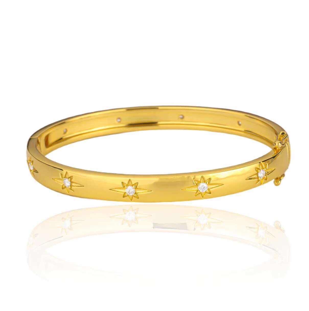 DEYIN Light Luxury 925Sterling Silver 18k Gold Plated Brand Love Screwdriver Screw Bangle Bracelet for Men and Women