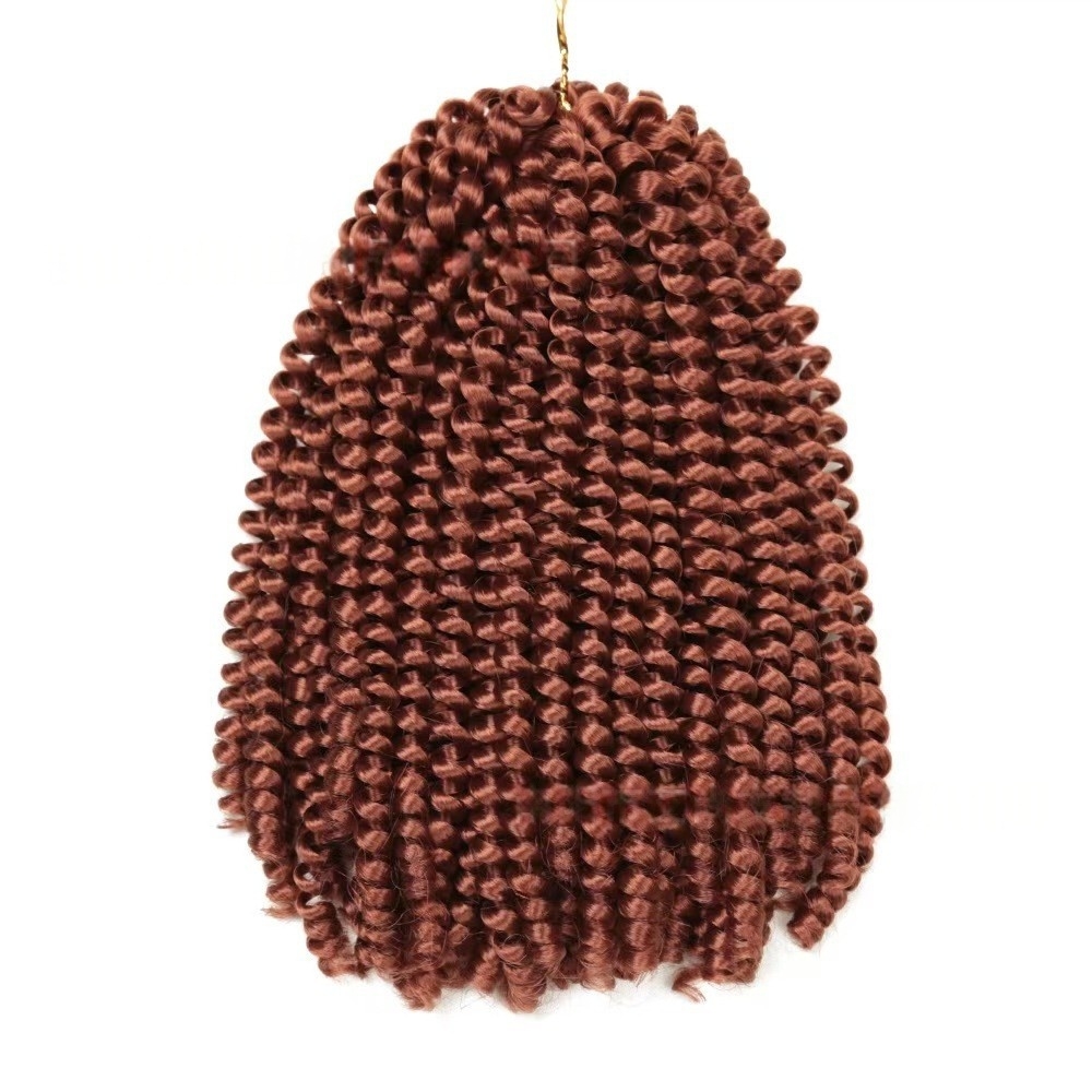 Spring Twist Hair Crochet Braids Passion Twist Crochet Hair Extensions 12Inch Pre-Twist for Black Women Afro Fluffy 20 Strands/Pack Hair Ombre Color T