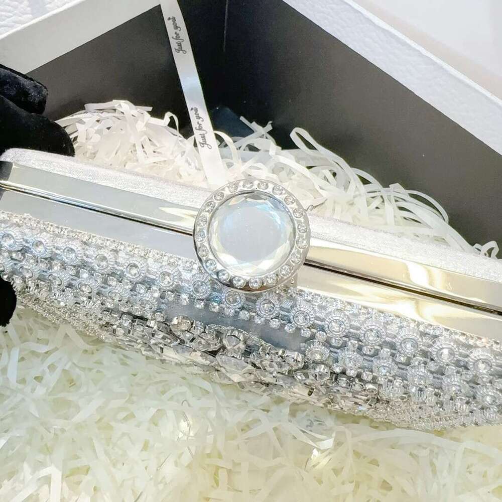 Dinner Bag Socialite Textured Rhinestone For Women S Dress Diamond Inlaid Handbag Evening Banquet Bag Qipao Bag KQ