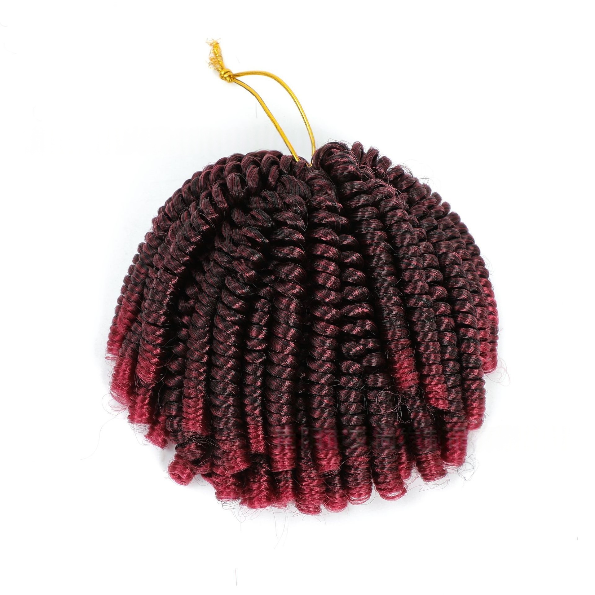 12 Inch Short Passion Twist Crochet Hair Kinky Curly Crochet Hair Crochet Braids for Women Braiding Hair Extensions 20 Packs Passion Prelooped Crochet