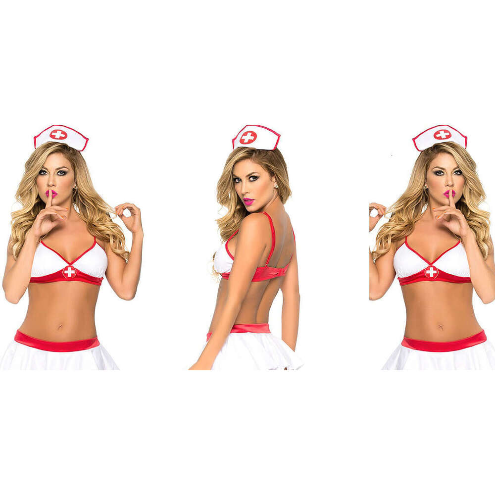 Sexy Underwear Fun Lingerie Sexy Three Point Hollow Out Fun Nurse Uniform
