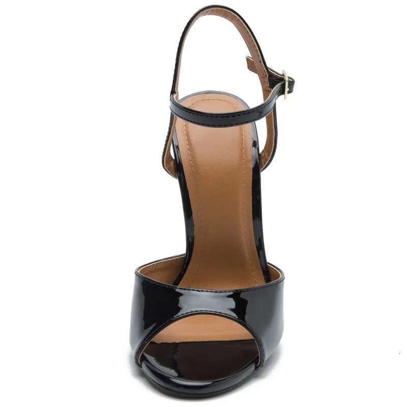 New Ladies Party COS Sandals Ankle Strap Woman Thin High Heels Mujer Peep Toe Narrow Band Pumps Ance Wedding Fetish Shoes