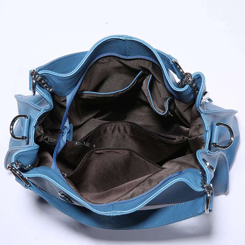Fashion Women Bag Genuine Leather Handbag Lady Tassel Shoulder Messenger Bags Hobos