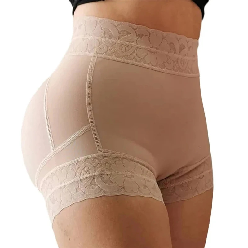 Womens shaping belly control pink button up pants low waist unmarked hip lift short shape 250430