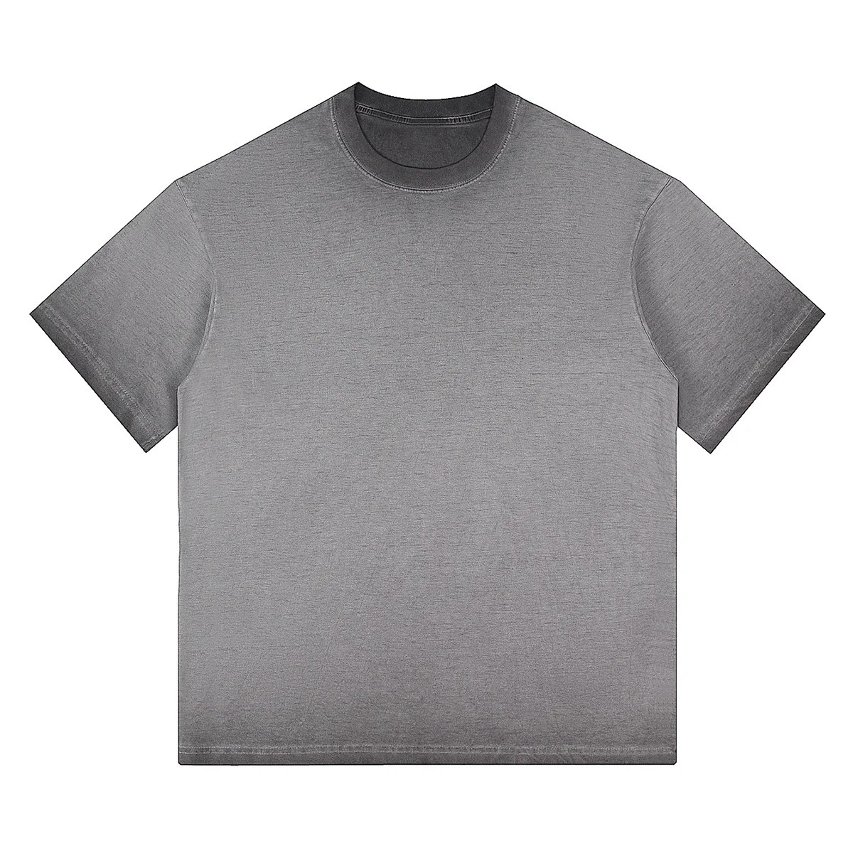 MensWomens Heavy 240g 100% Cotton Washed Retro American Street Tshirt Loose Fit Casual Short Sleeve Top 250530