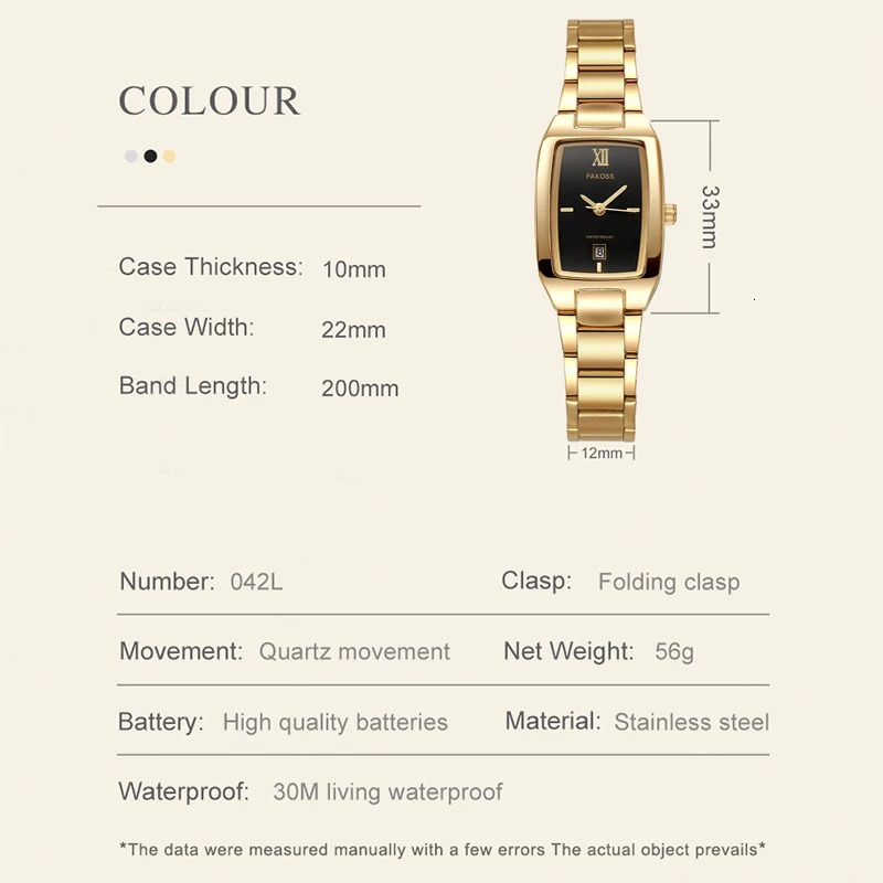 WWOOR Elegant Womens Watch Fashion Stainless Steel Waterproof Womens Quartz Watch Bracelet Watch Date Reloj mujer 250425