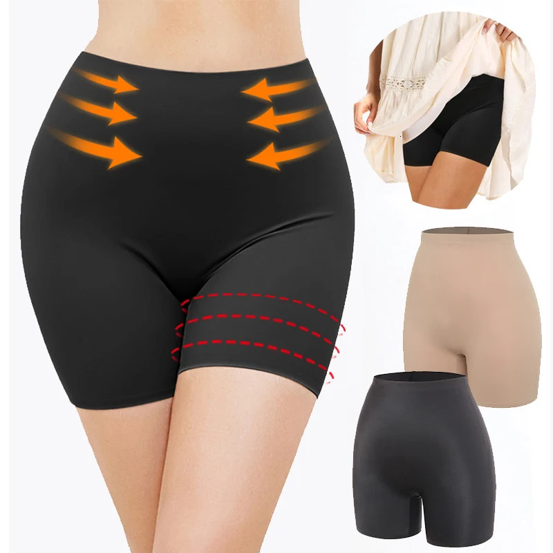 Female abdominal control high waist shaping lightweight underwear shorts 250430