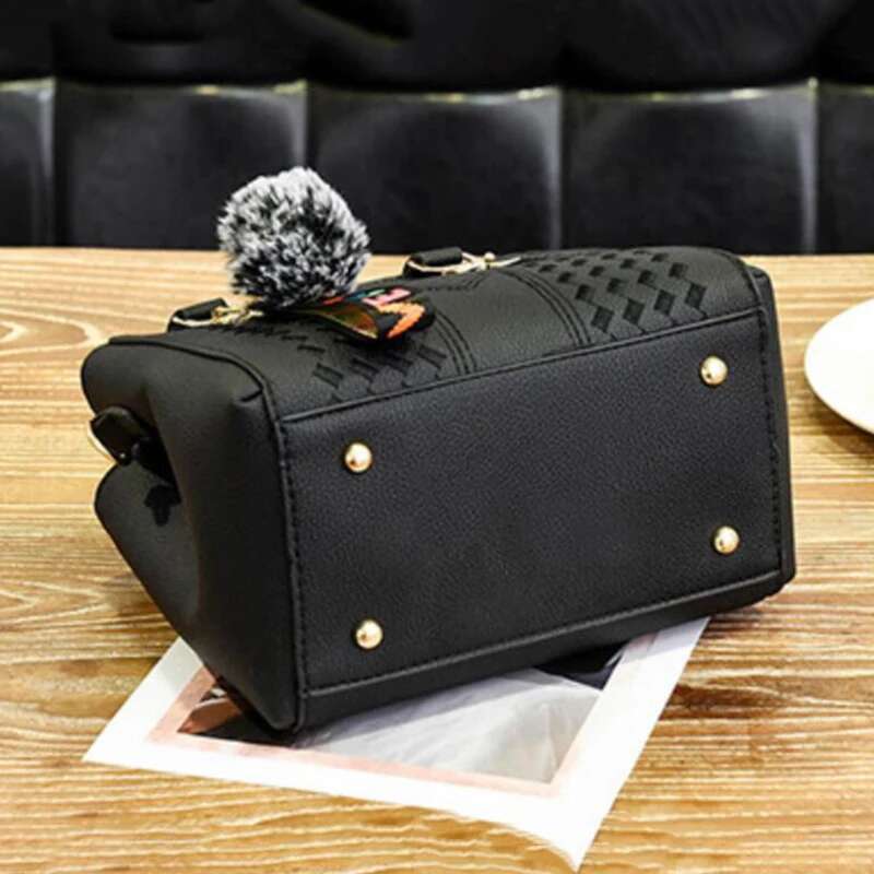 Vintage Elegant Shoulder for Women Designer Top-handle Handbags Female PU Leather Messenger Crossbody Bag Totes