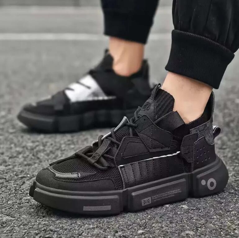 Factory New Design Custom shoes Thick Sole Mesh Breathable Men's Walking Casual Running Sneakers Z 5.1-4