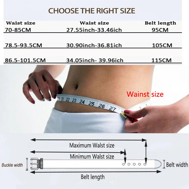 Fashion Women Genuine Leather Belts High Quality Gold Buckle Matching Dress Jeans Belts for Lady LB2146 250430