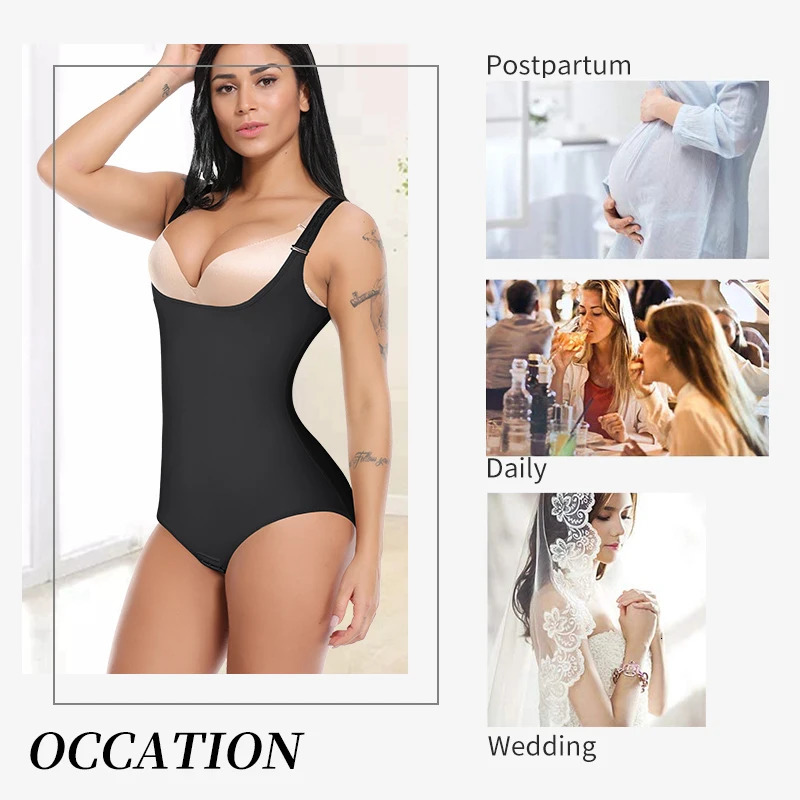 Underwurst bodysuit shapewear for women push ups breast slimming waist training abdominal control shapeshifter 250430