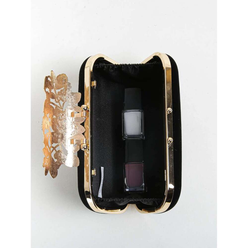 Rhinestone Clutch Bag With Crystal Floral Clasp Women Evening Handbag Formal Party Purse