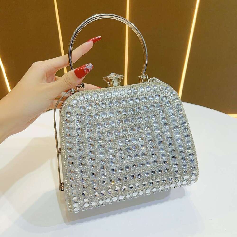 Dinner Bag New Socialite Rhinestone For Women S Evening Dress With Diamond Inlaid Cheongsam Bag Crossbody Handheld Banquet Bag KQ
