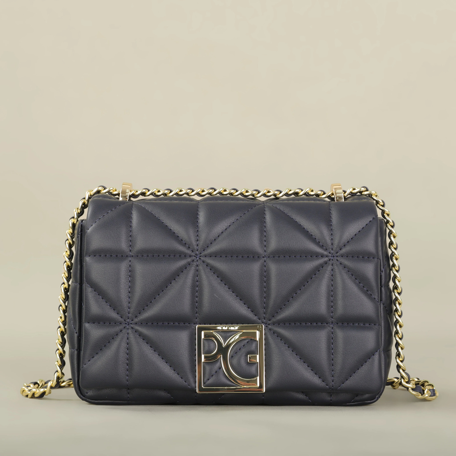 PG Fashion Classic Retro Womens n Shoulder Bag Letter PU Material Party Multi functional Cross body 250428