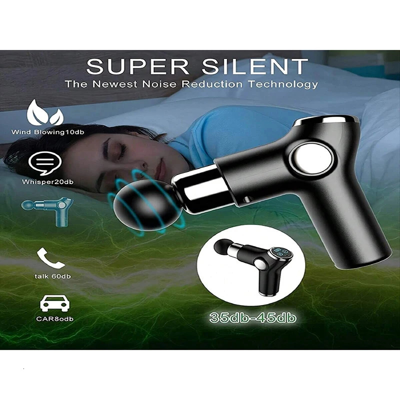 Mini Massage Gun Deep Tissue Massager USB Charging Multiple Massage Functions Handheld Massager Body Muscle Relaxation Fitness 250424