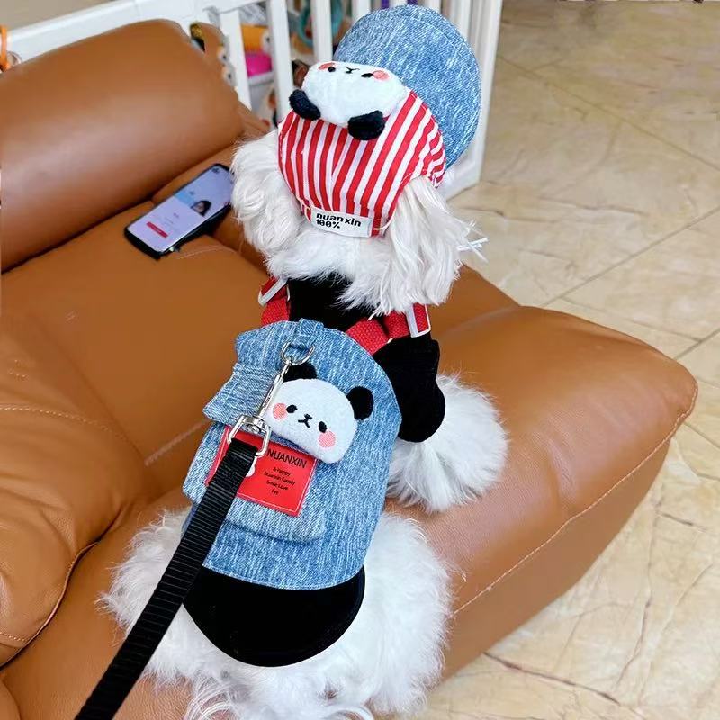 T00112Dog clothes summer thin T-shirt pet Bichon Schnauzer Teddy Maltese small dog summer sweatshirt