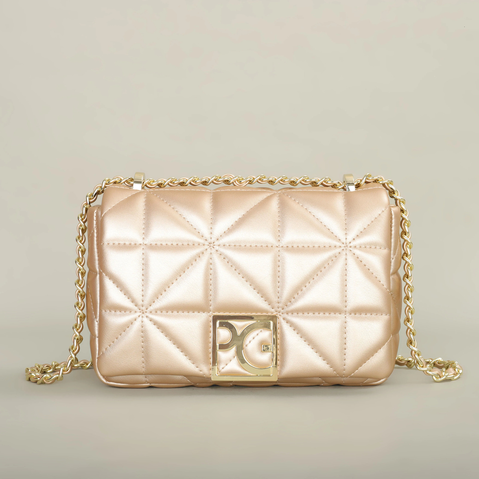 PG Fashion Classic Retro Womens n Shoulder Bag Letter PU Material Party Multi functional Cross body 250428