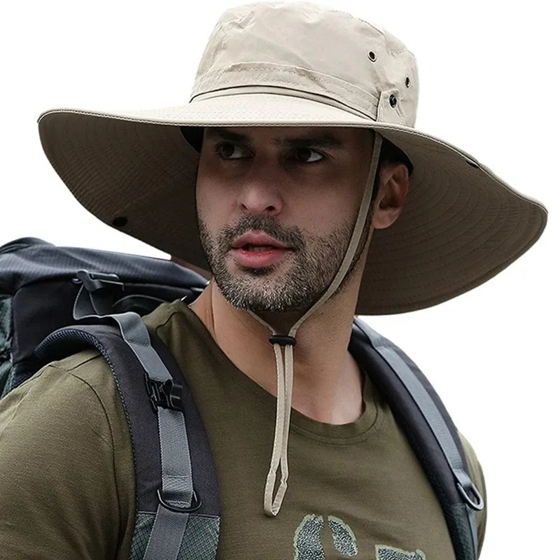Outdoor Mountaineering Visor Western Cowboy Hat Female Can Receive Japanese Fisherman Hat Male Summer Hiking Tour 250430