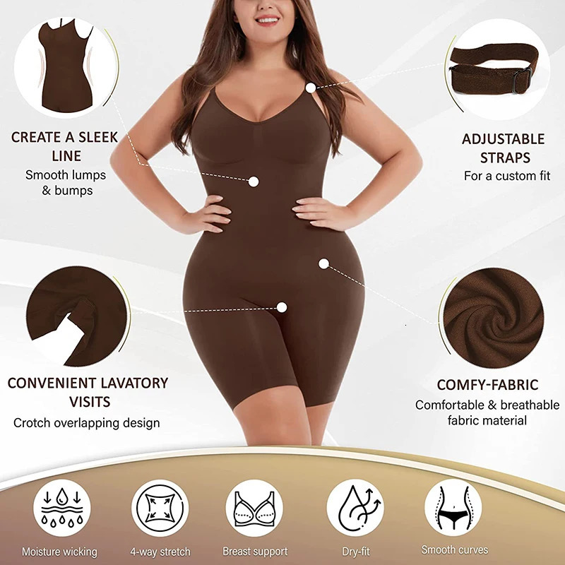 Womens seamless low back bodysuit waist trainer shapeshifter Fajas Colombianas Open Crotch weight loss underwear 250430