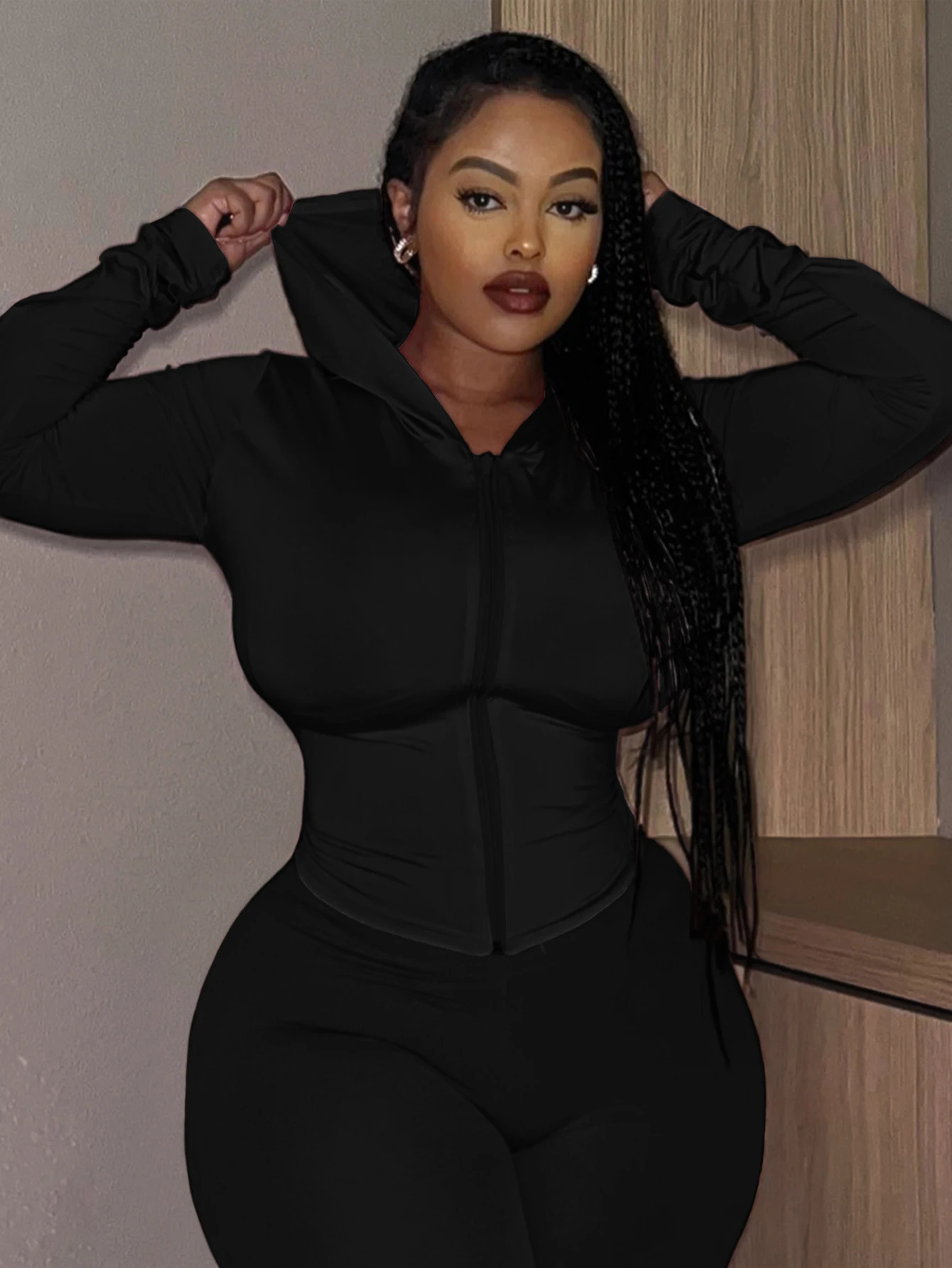 LW Plus size Tshirt white zipper jacket long sleeved sports womens fitness yoga shirt running sportswear 250430Z