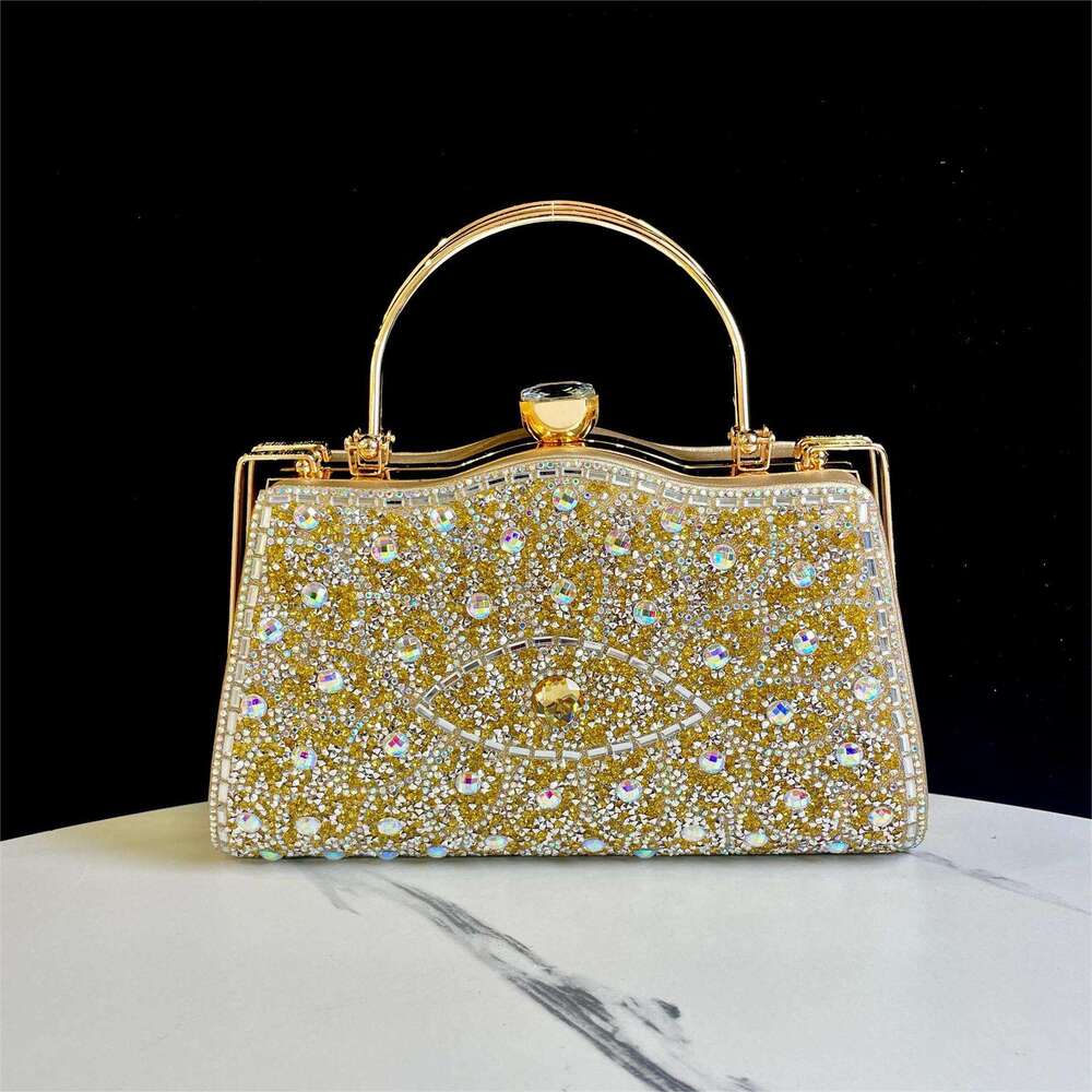 Dinner Bag New Exquisite Diamond Inlay Women S Bag With Cheongsam Socialite Banquet Handbag Rhinestone KQ