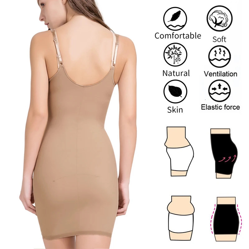 Sexy Full Size Weight Loss Dress Underwear Body Shape Female Abdominal Control Waist Trainer XXXL 250430