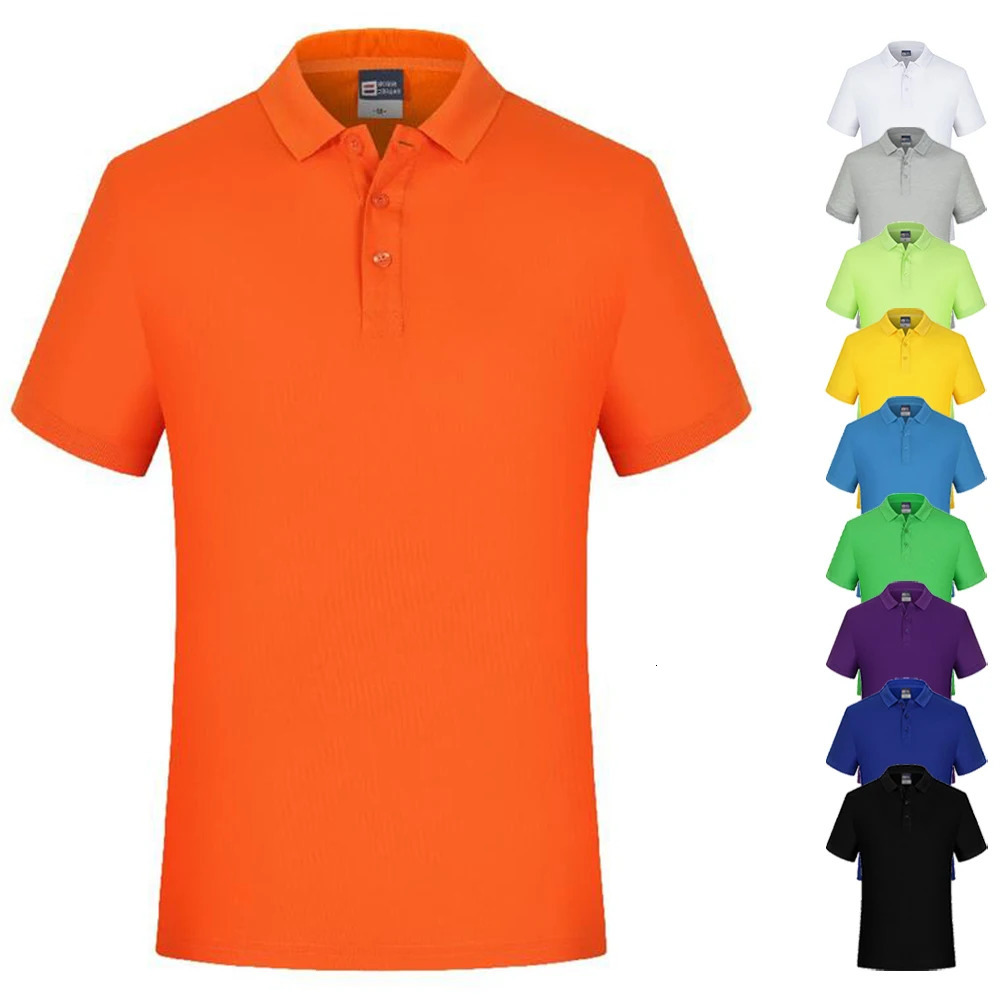 Flat comfortable work polo shirt unisex high-quality bulk breathable casual collar mens summer Kamissa polo shirt 250428