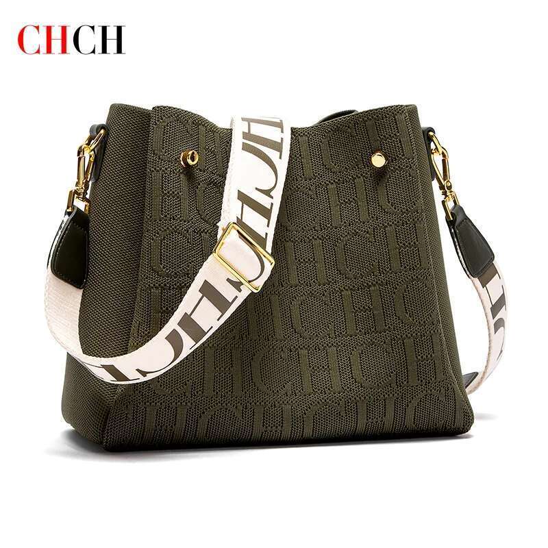 Designer bag CHCH Women's Crossbody New Eco friendly Flyknit Material Single Shoulder Bag Simple Handbag