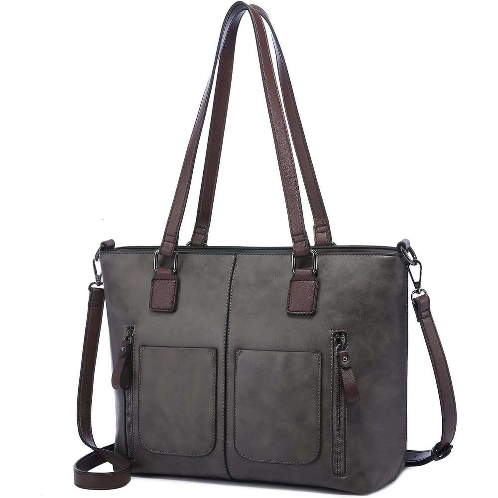Purses Tote Bag for Women, Handbags Large Shoulder Bag, Leather Work Bags with Multi-Pockets, Designer Hobo Satchel