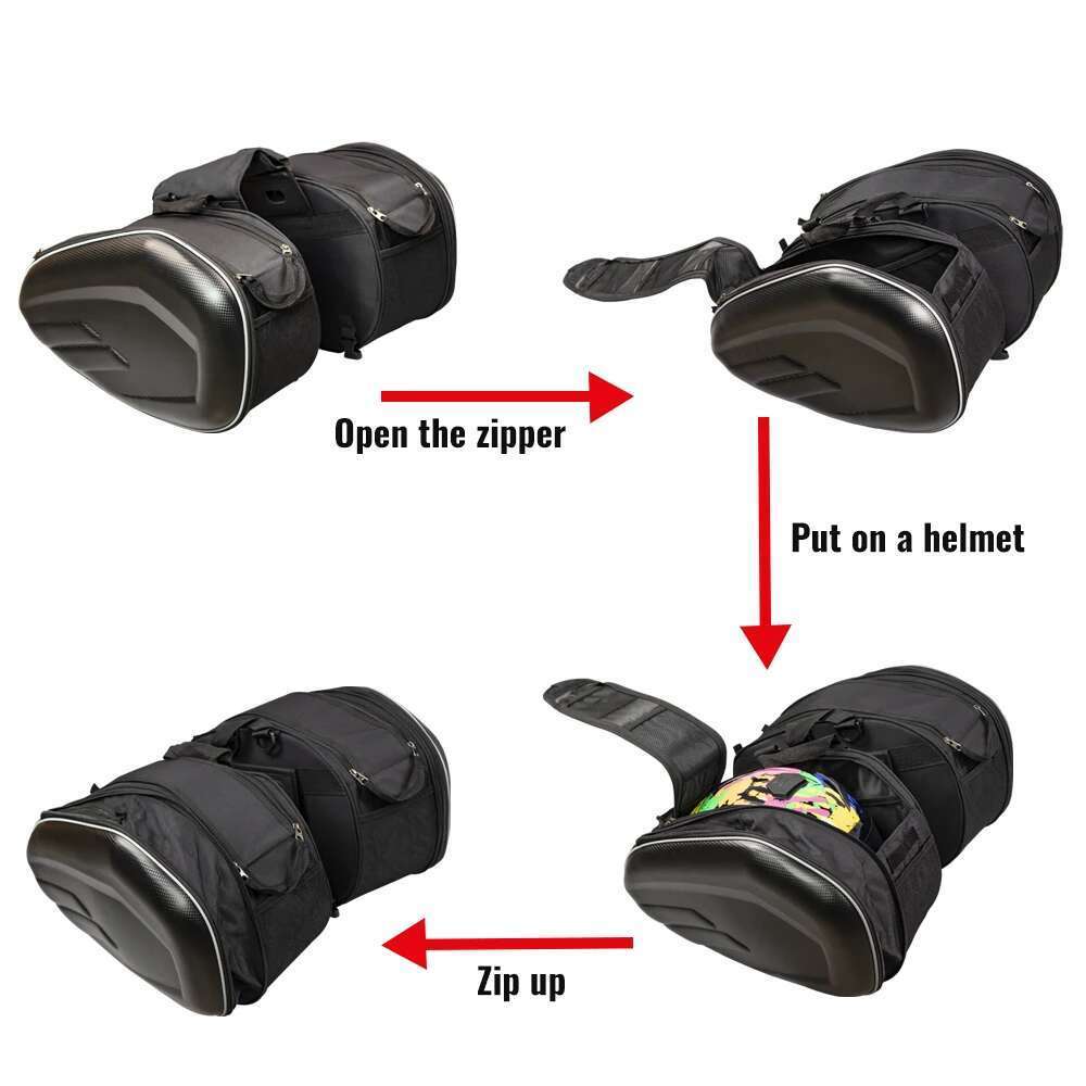 Pair Moto Saddle Bags Side Storage Lage Helmet Bag Fork Tool Pouch For Aprilia Motor Universal Motorcycles