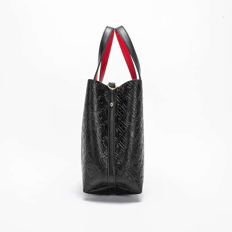 CH Shoulder Premium Feeling Classic Ladies Handbag Crossbody High Quality Solid Color Commuter Bag Temperament Vintage
