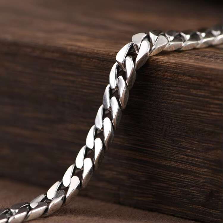 Mens Retro Hip Hop Snake Bracelet Real S925 Sterling Silver 925 Sterling Silver for Parties Boyfriend Jewelry