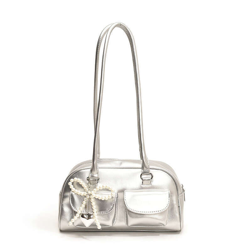 Bright underarm stick for women in the spring summer of 2025, Korean version, versatile shoulder bag, niche, high-end, sensory, and inclined cross bag