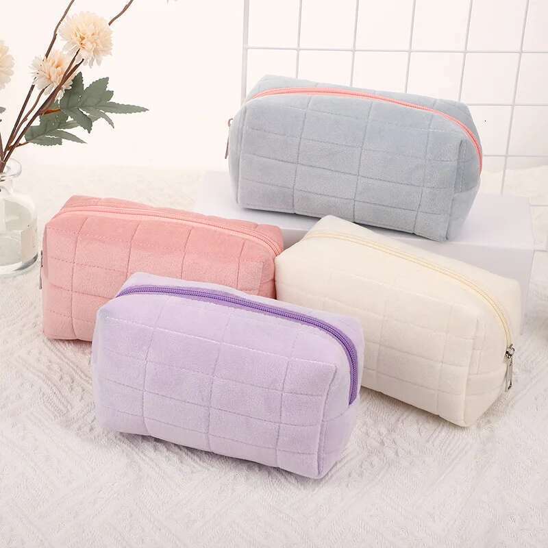 Simple Makeup Pen High Appearance Level WOMEN'S Large Capacity Pillow Bag Portable Storage Bags