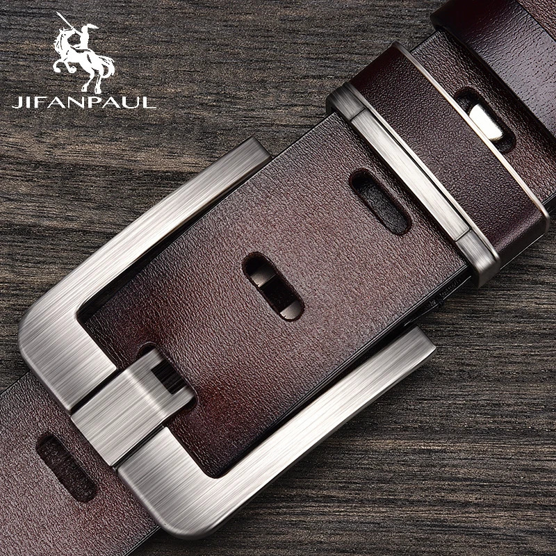 JIFANPAUL Fashionable Mens Belt Fashionable Metal Alloy Needle Buckle Adult Jeans Business Casual Belt 250430
