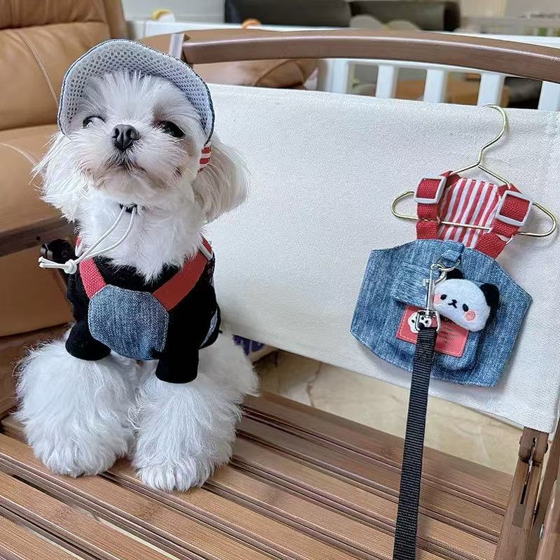 T00112Dog clothes summer thin T-shirt pet Bichon Schnauzer Teddy Maltese small dog summer sweatshirt