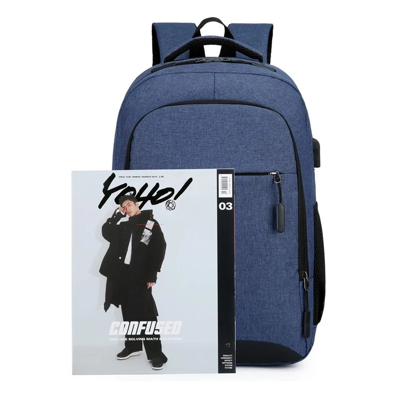 Mens backpack USB charging casual travel backpack large capacity travel laptop backpack school backpack waterproof and lightweight 250427