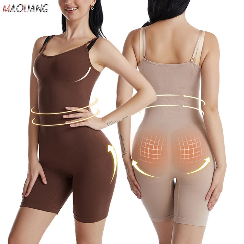 Womens bodysuit shape abdominal control full body shaping weight loss sheath hip lifting upward push slimming corset 250430