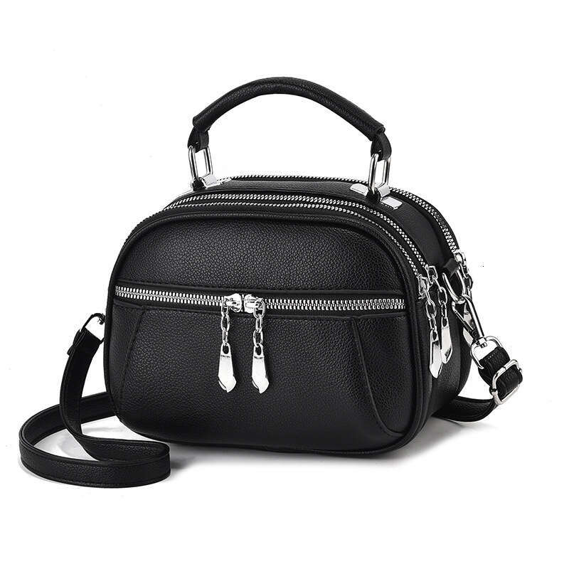 Multi Layered High-End Handbag For Women's Summer Casual Shoulder Crossbody 2025 New Versatile Hand-Held Small Round Bag