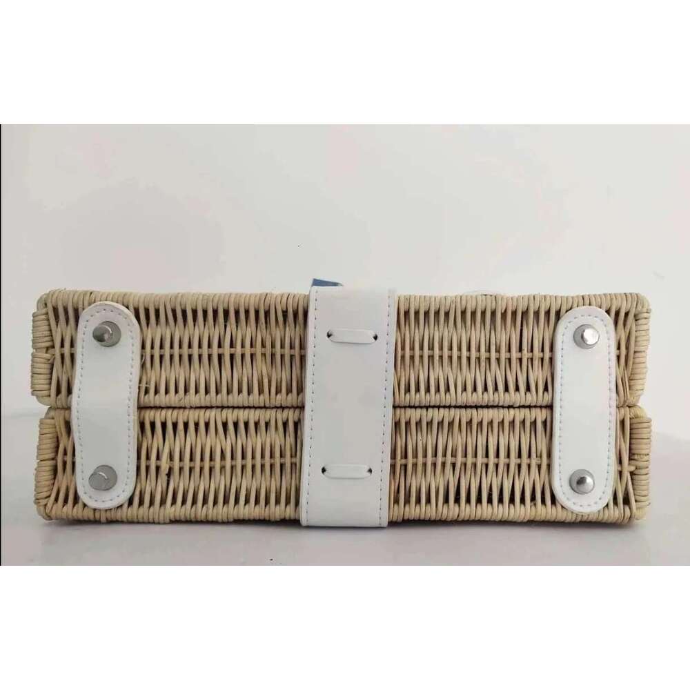 Summer French Women's Crossbody Straw Woven Bag
