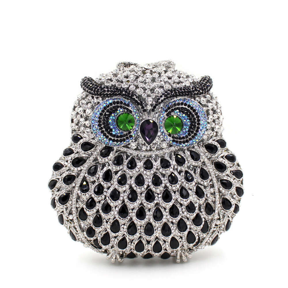 Dinner Bag BL Owl Water With Stranded Sky Metal Crystal Banquet And Diamond Set For Women S Handheld Bag KQ