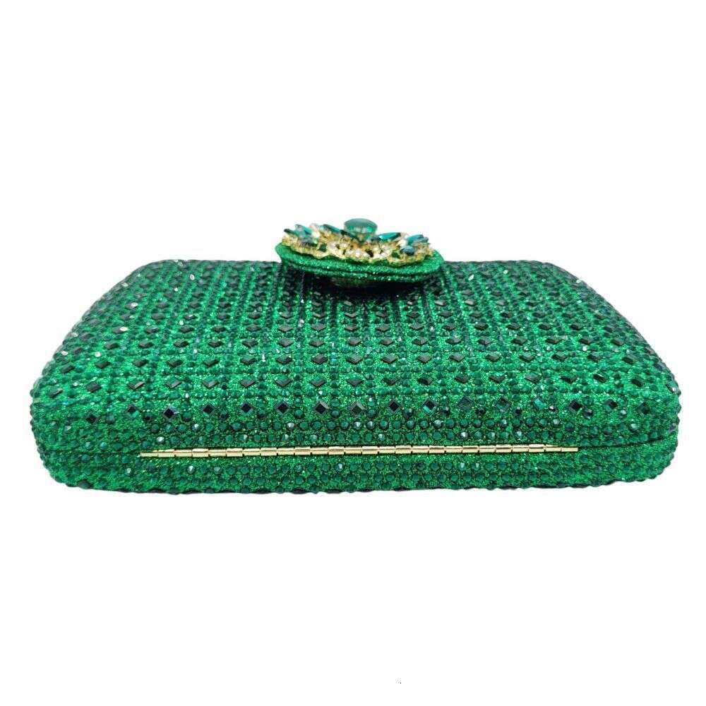Dinner Bag New Full Handheld Diamond Embedding Banquet Bag Celebrity Girl Rhinestone Purse Bag KQ
