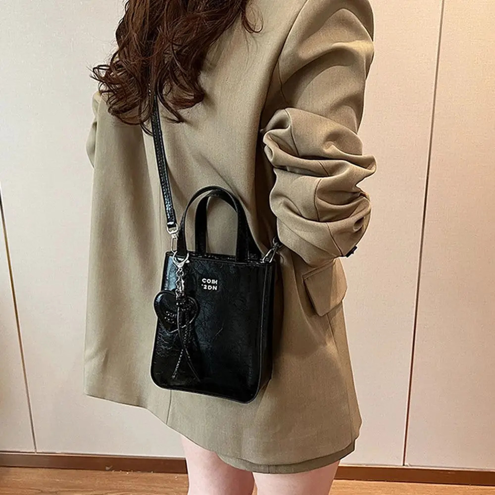 Womens fashionable Pu leather cross body bag fashionable shoulder bag high-quality small square bag womens silver handbag 250425