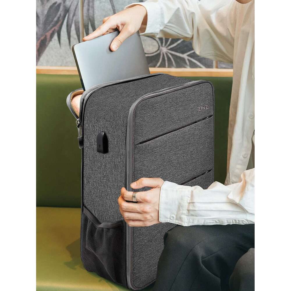 Slim Expandable 15 15.6 16 Laptop Backpack , Spill-Resistant Notebooks Bag For Most 14-16 Inch Books Or Other Computers