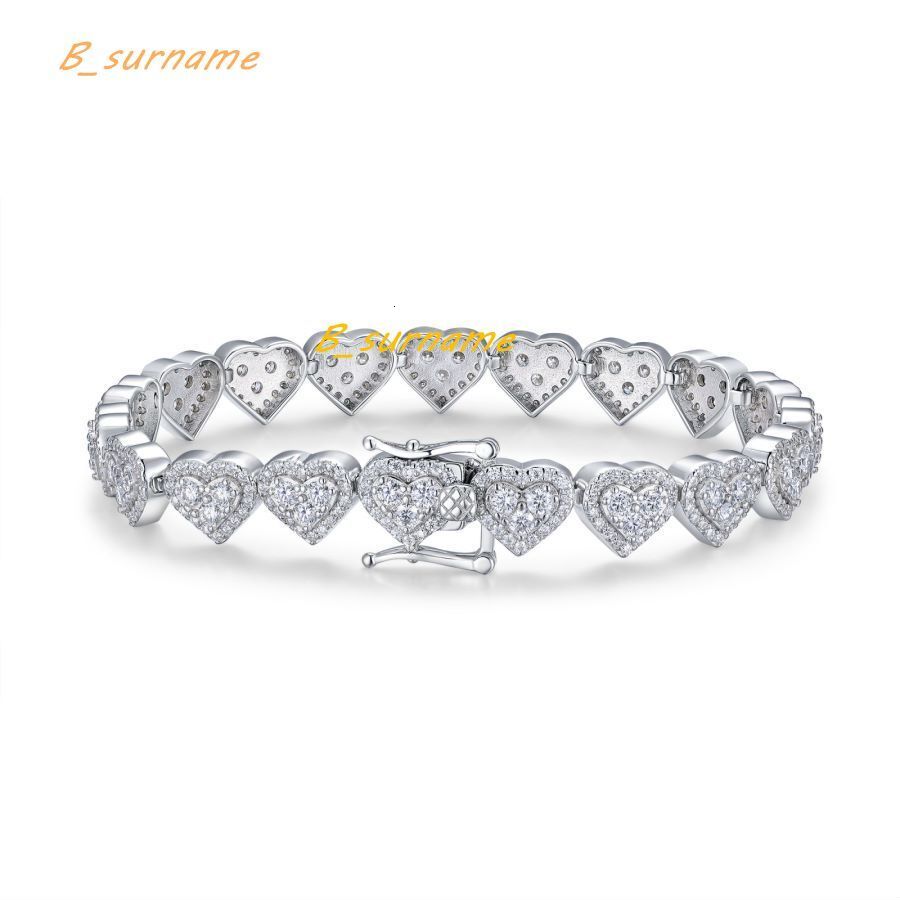 S925 11.73g Moissanite Tennis Bracelet Perfect Gift for Birthdays Suitable for Friends and Family Men and Women