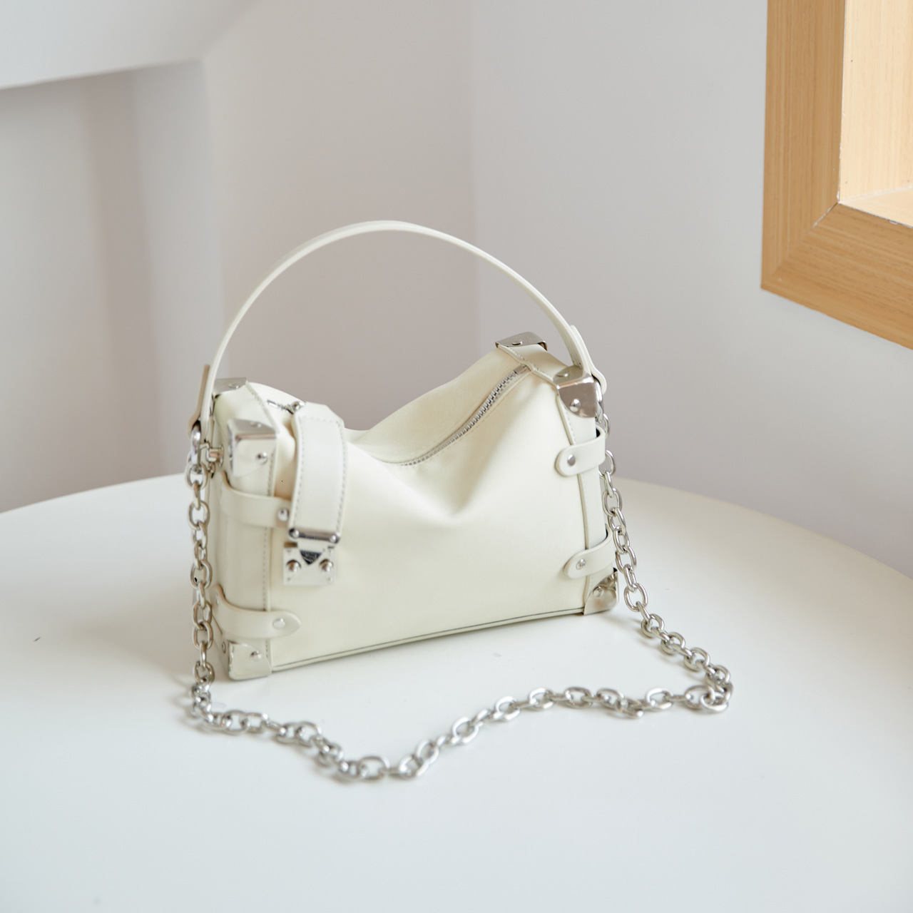 designer bag Handbag Square Soft Box Genuine Leather Pillow Single Shoulder Crossbody Women's Bag